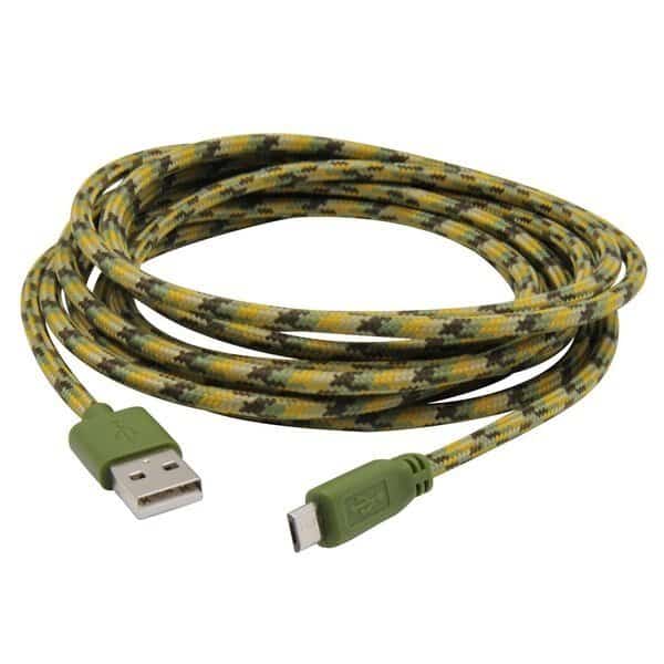 Micro USB Charge and Sync Cable, Camo, 1