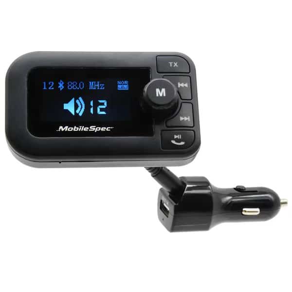 12V/DC FM Transmitter w/ 2.1A USB and Large Display