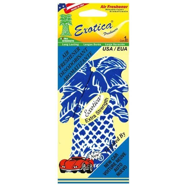 AIR FRESHENER NEW CAR SCENT/SGL TRILINGU
