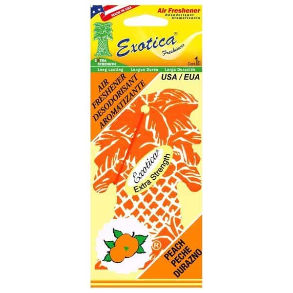 AIR FRESHENER PEACH/SINGLE TRILINGUAL