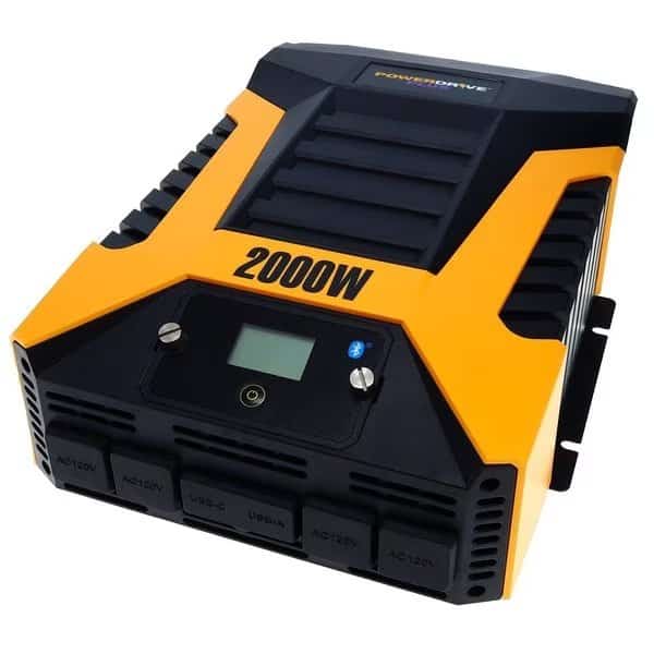 Power Inverter, Modified Sine Wave, 4,000 W Peak, 2,000 W Continuous, 4 Outlets