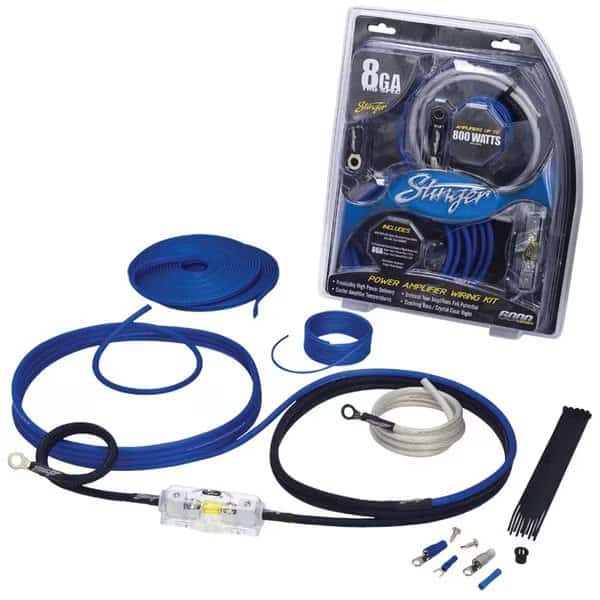 AMPKIT, 8GA, POWER ONLY, OFC, MINI-ANL FHLDR