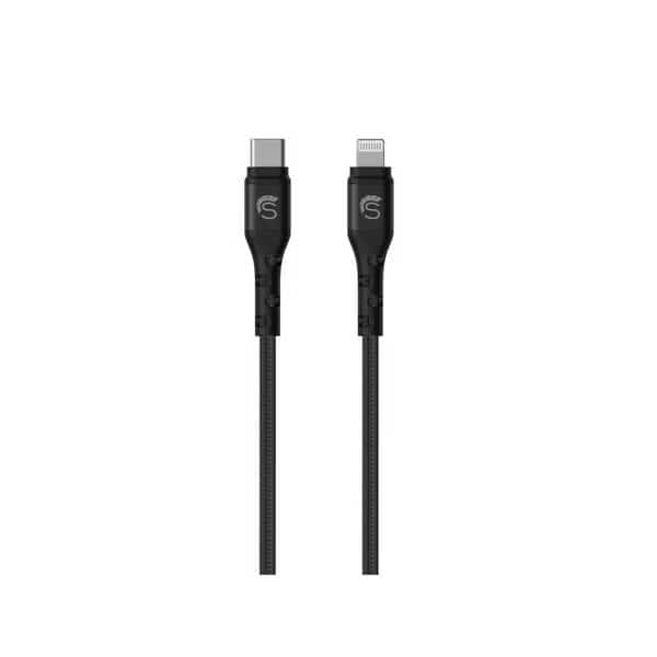 4ft Kevlar Lightning to USB-C braided