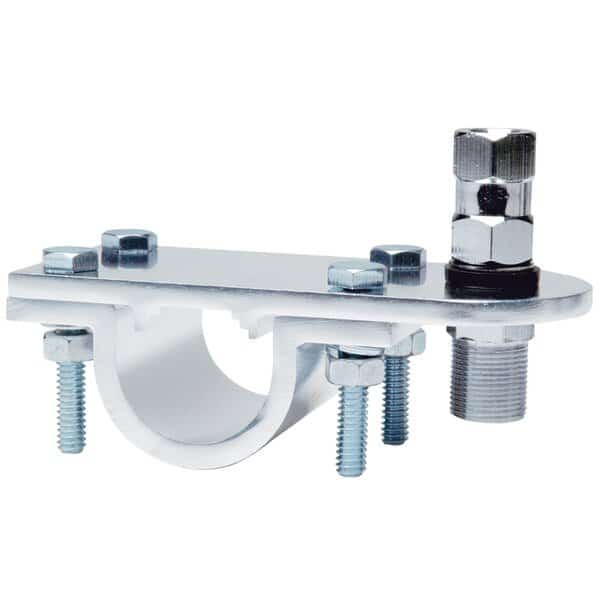Heavy-Duty Aluminum Mirror Mount w/SO-239 Connector, Int. Trucks