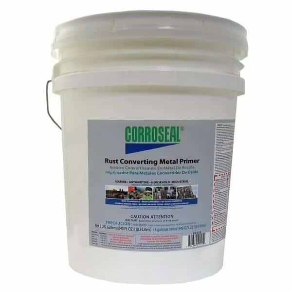 Water-Based Rust Converter Metal Primer, Rust Converter, 5 Gallons