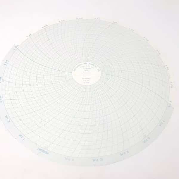 Chart 12" 0-200 24Hr, PK100