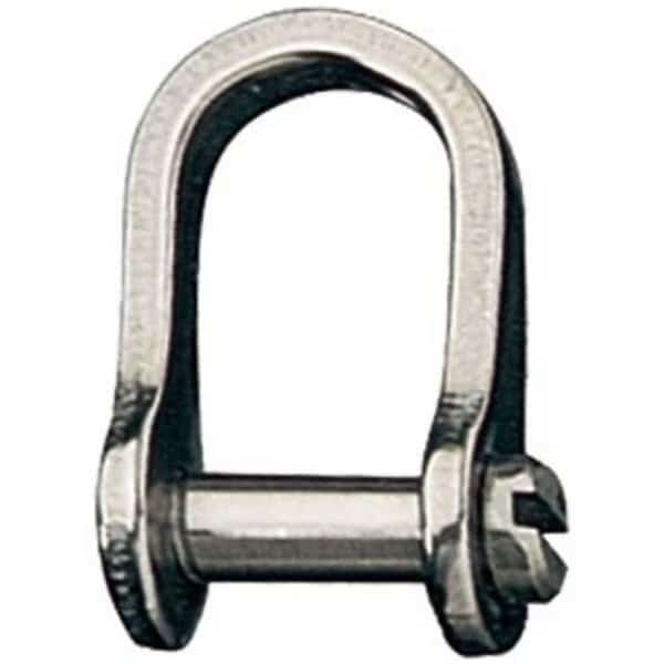 Shackle,Standard D,Slotted Pin,5/32", Mfr#: RF615, RONSTAN INTERNATIONAL INC.