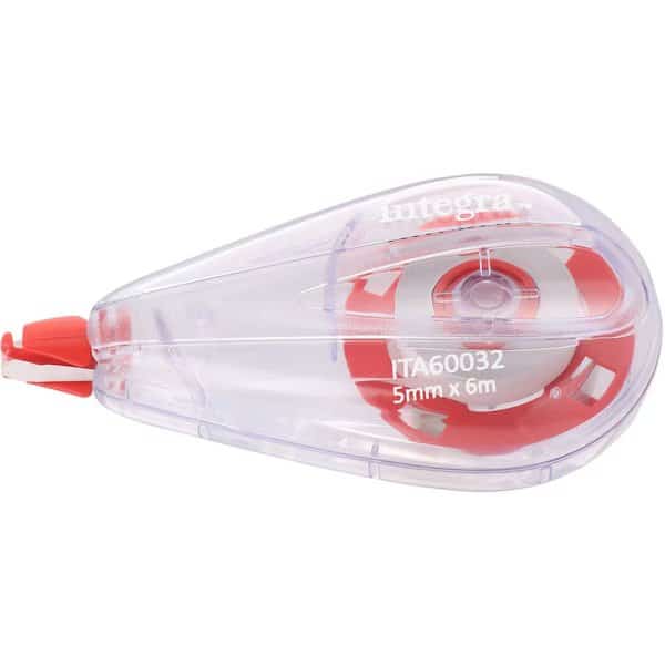 White Correction Tape, 5mm x 6m, White