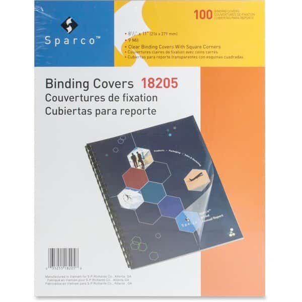 Premium Presentation Binding Covers, Clear