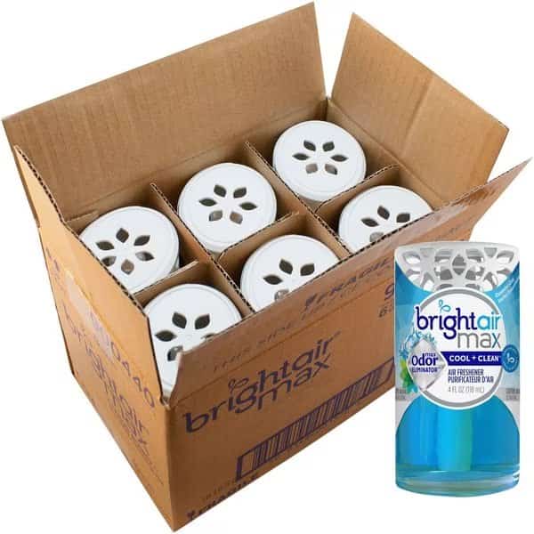 Air Freshener, Cool and Clean, 4 oz Blue, PK 6