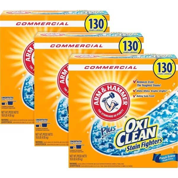 Laundry Detergent, 160 oz (10 lb) Powder, Orange, 3 PK