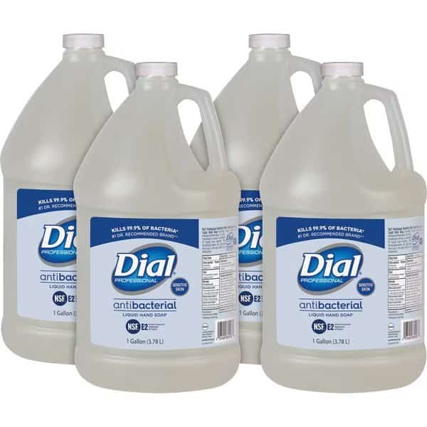 1 gal (3.8 L) Sensitive Skin Antibacterial Liquid Hand Soap Refill 4 PK