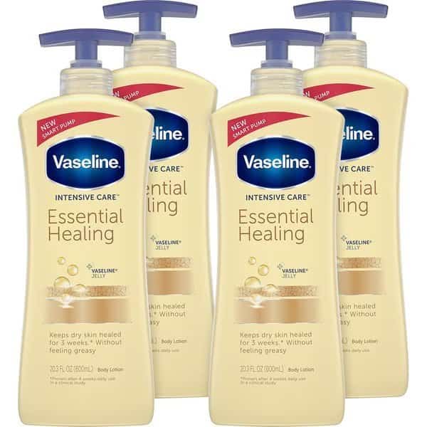 Lotion, Moisturizing w/Vaseline, 20.3 oz, , White, PK 4