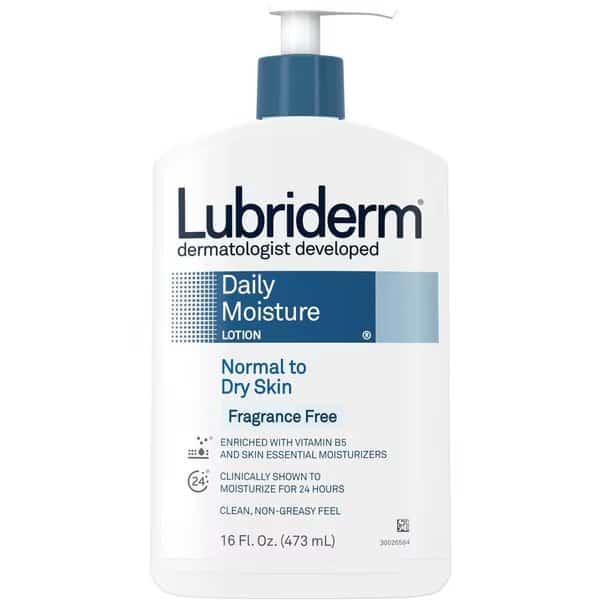 Moisturizing Lotion, Lubriderm, Daily, 16oz. White, PK 12