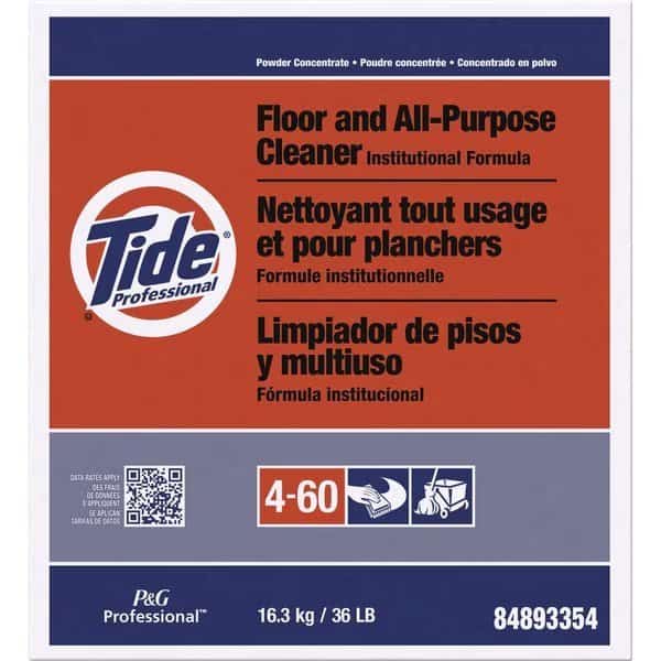 Floor/All-purpose Cleaner, Powder, Tide, 36 lb, WE