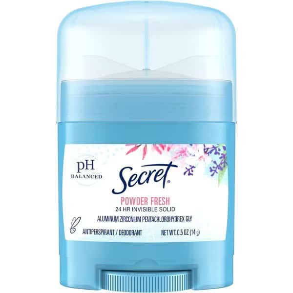 Deodorant/Antiperspirant, Powder Fresh 0.5 oz, Multi, PK 24