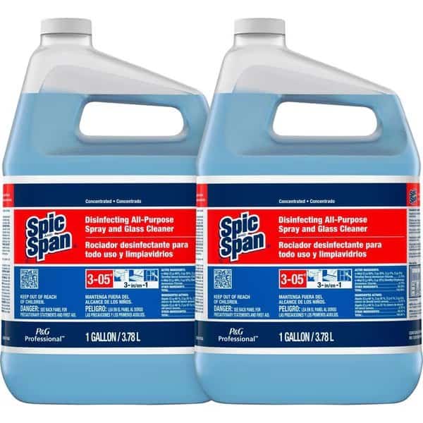 All-purpose Spray/Glass Cleaner, 3-in-1 Formula, 1gal, , PK 2
