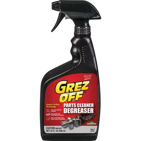Parts Cleaner Degreaser, 1 Qt Bottle, Spray, Orange