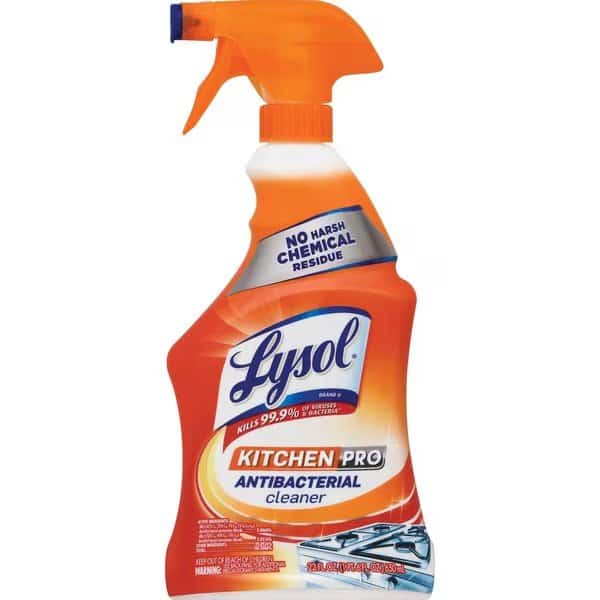 Cleaner Spray, f/Kitchens, Antibacterial, 22 oz Multi, PK 9