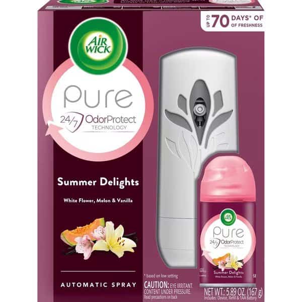 Air Freshener Starter Kit, Summer Delights, 6.17 oz, MI, PK 4