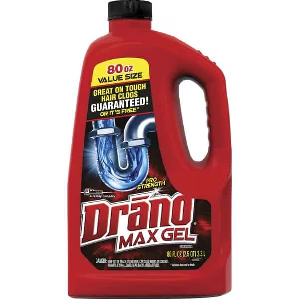 Clog Remover, Gel, Professional Strength, 80 fl. oz, , Red, PK 6