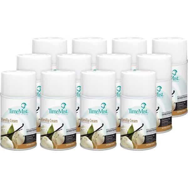Air Freshener, Vanilla Cream, 6.6 oz Multi, PK 12