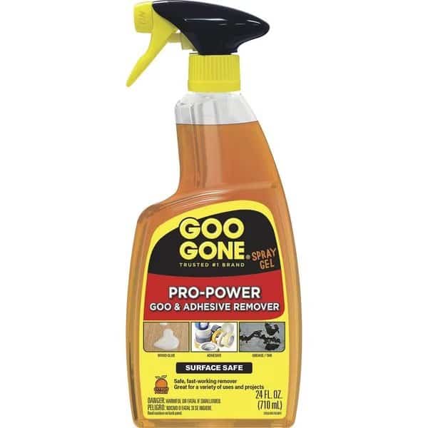Adhesive Remover, Spray Gel, 24 oz, PK 4