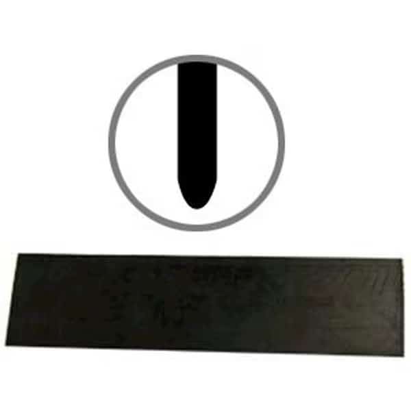 Replacement Blade, 8" L x 3" W, Rubber
