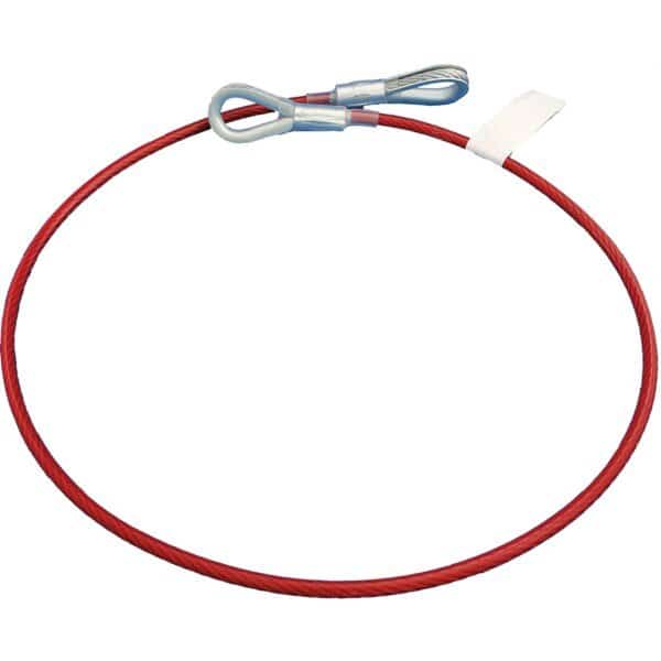 2 Ft. Cable Anchor Sling with 2 Eye Config, 1/4" PVC Glvnzd Cable, Peakworks, Mfr#: V8208002