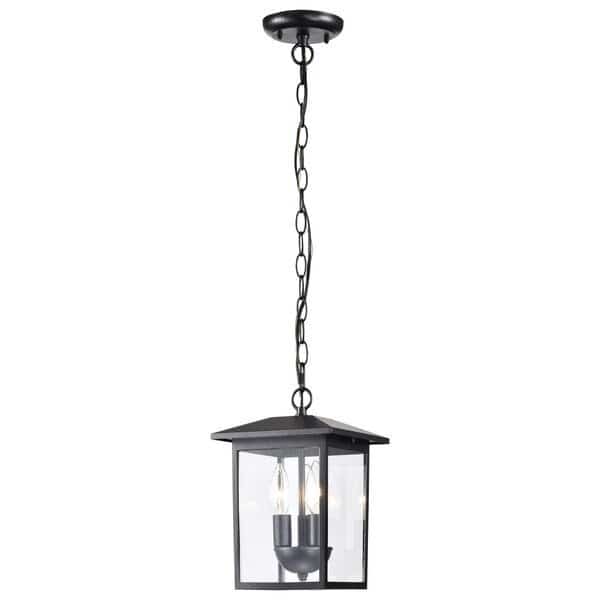 Jamesport Outdoor Hanging Lantern 3 Lights Matte Black