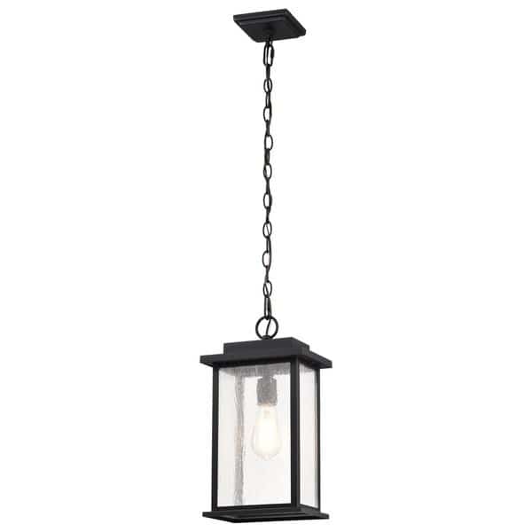 Sullivan Outdoor Hanging Lantern 1 Light Matte Black Finish