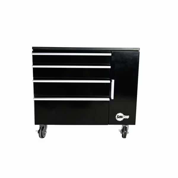 Tool Cabinet, Black, Steel, 32 in W