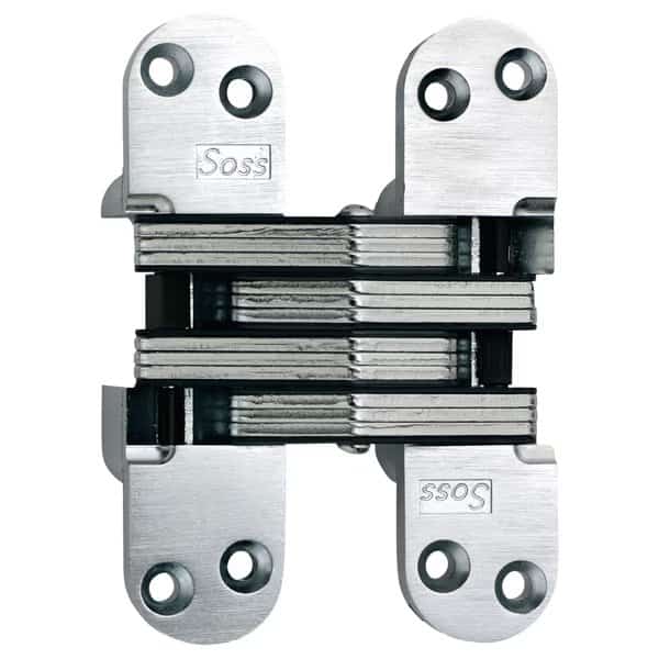Door Invisible Hinge, 1-3/4 in-2 in Door Thickness, US15