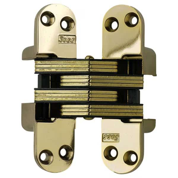 Door Invisible Hinge, 1-3/4 in-2 in Door Thickness, US3