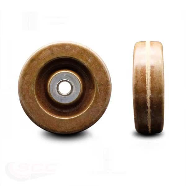 SCC - 6" High Temp Phenolic Wheel Only w/Roller Bearing- 1/2" Bore-1200 lbs Cpty