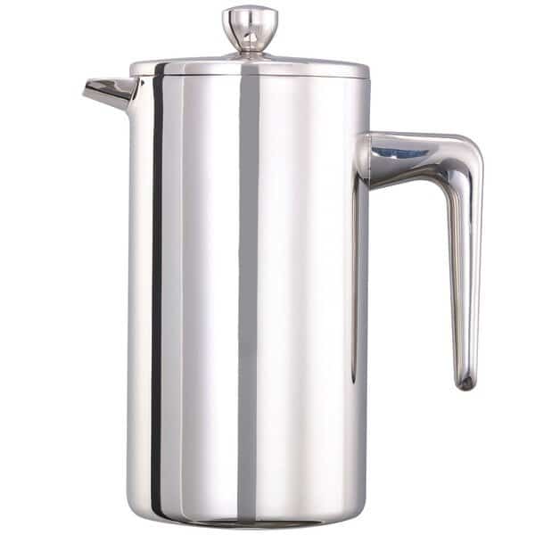 Coffee Press, 27 oz., Double wall Stainless Steel, Polished