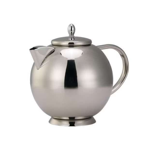 Stainless steel teapot, 0.7L, Polished