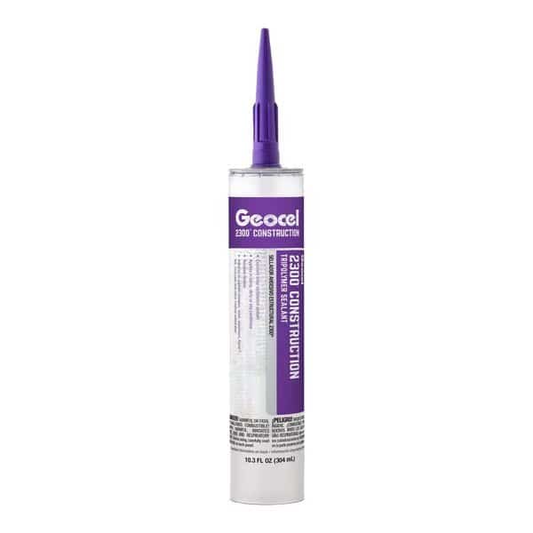 Geocel-2300 Construction Tripolymer Sealant, Clear, 10.3 oz