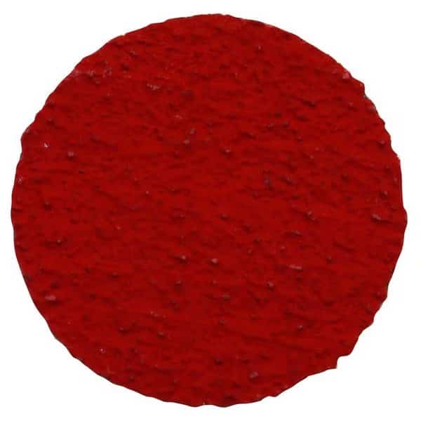 3" Red Ceramic Grinding Discs Rolock 80 Grit - 25 Pk