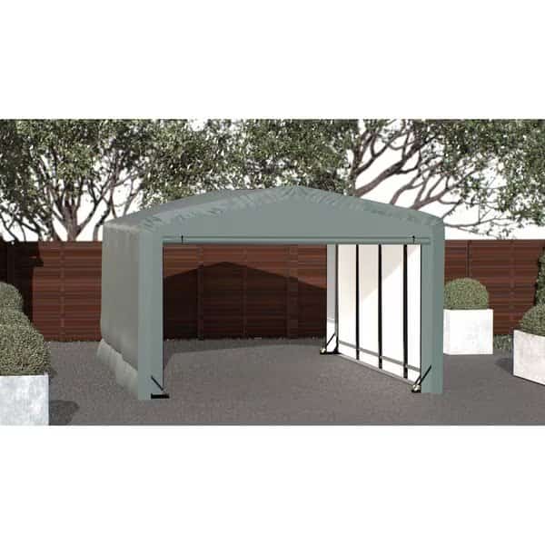 ShelterTube Wind and Snow-Load Rated Garage, 12x18x8 Green