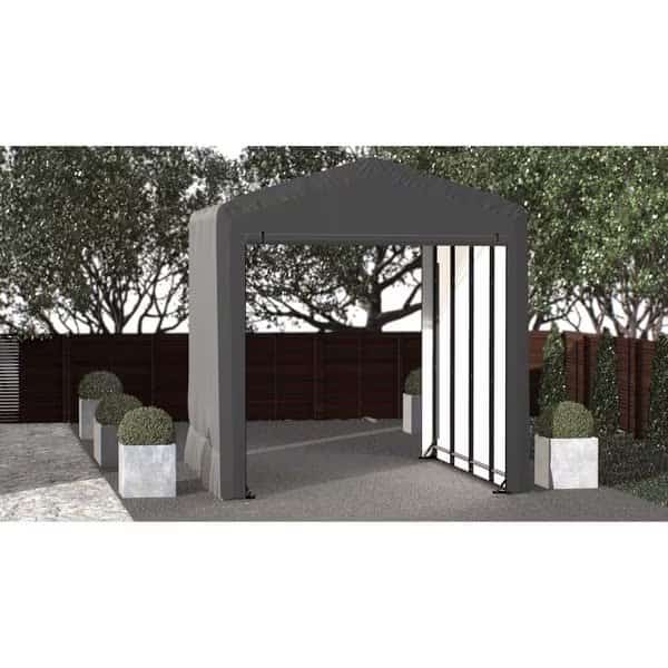 ShelterTube Wind and Snow-Load Rated Garage, 14x18x16 Gray