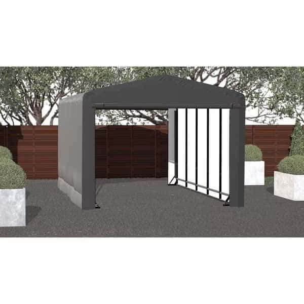 ShelterTube Wind and Snow-Load Rated Garage, 12x23x10 Gray