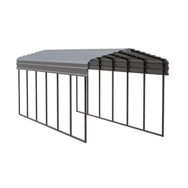 Carport, 10 ft. x 29 ft. x 9 ft. Charcoal