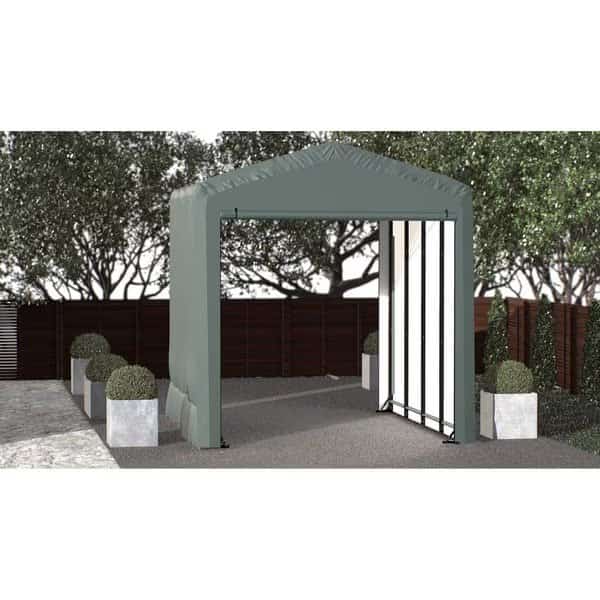 ShelterTube Wind and Snow-Load Rated Garage, 14x18x16 Green