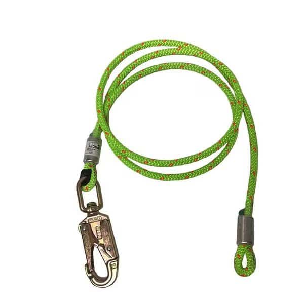 Wire Core Swivel Snap Green Flipline 1/2 in. x 10 ft.