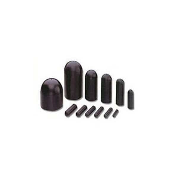EPDM Caps-0.187-0.500-0.060-BLACK, 1000PK