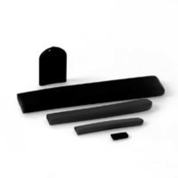 Flat Grips-0.125-1.000-2.500-0.065-RE-701-89-BLACK, 20PK