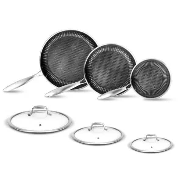 3Pcs Triply S.Steel Fry Pan Set