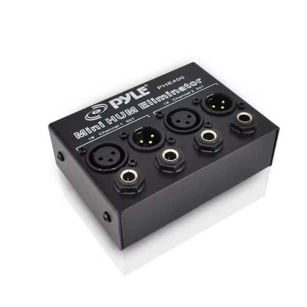 Hum/Noise Eliminator 2-Channel Box With Xlr Jacks, Pyle, Mfr#: PHE400