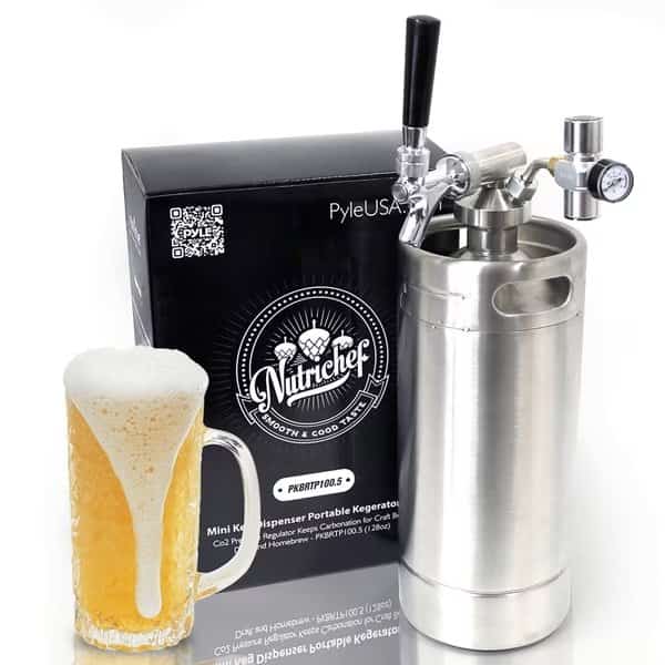128Oz Passivated Mini Keg With Tapping S